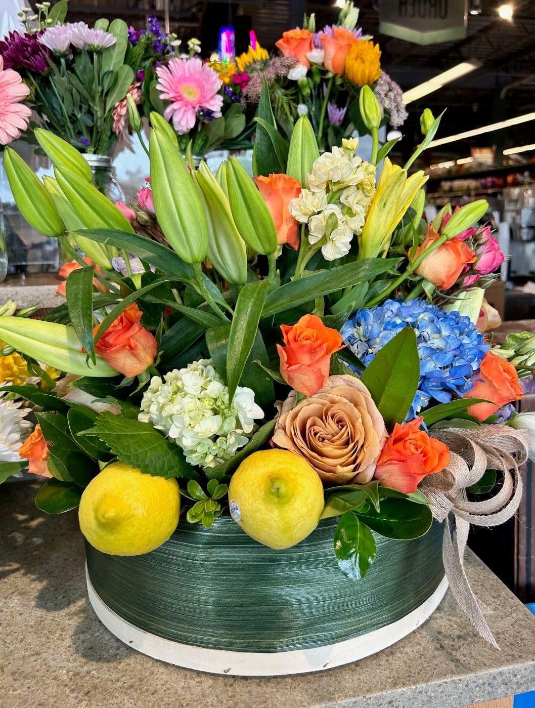 Encinitas flower arrangement IMG 5682